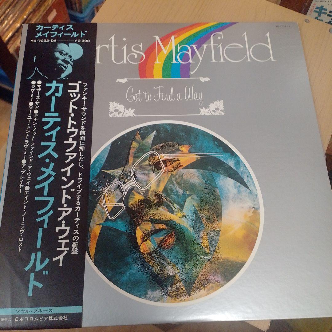 Curtis Mayfield Got to Find a Way LP Vinyl Record Japan Pressing w/ OBI
