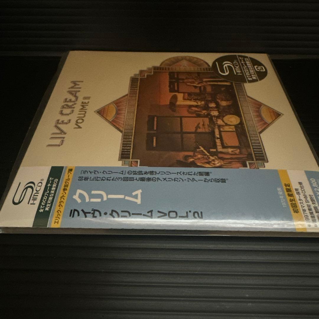 Cream Live Cream Volume II Japan Press SHM-CD Limited Edition with OBI