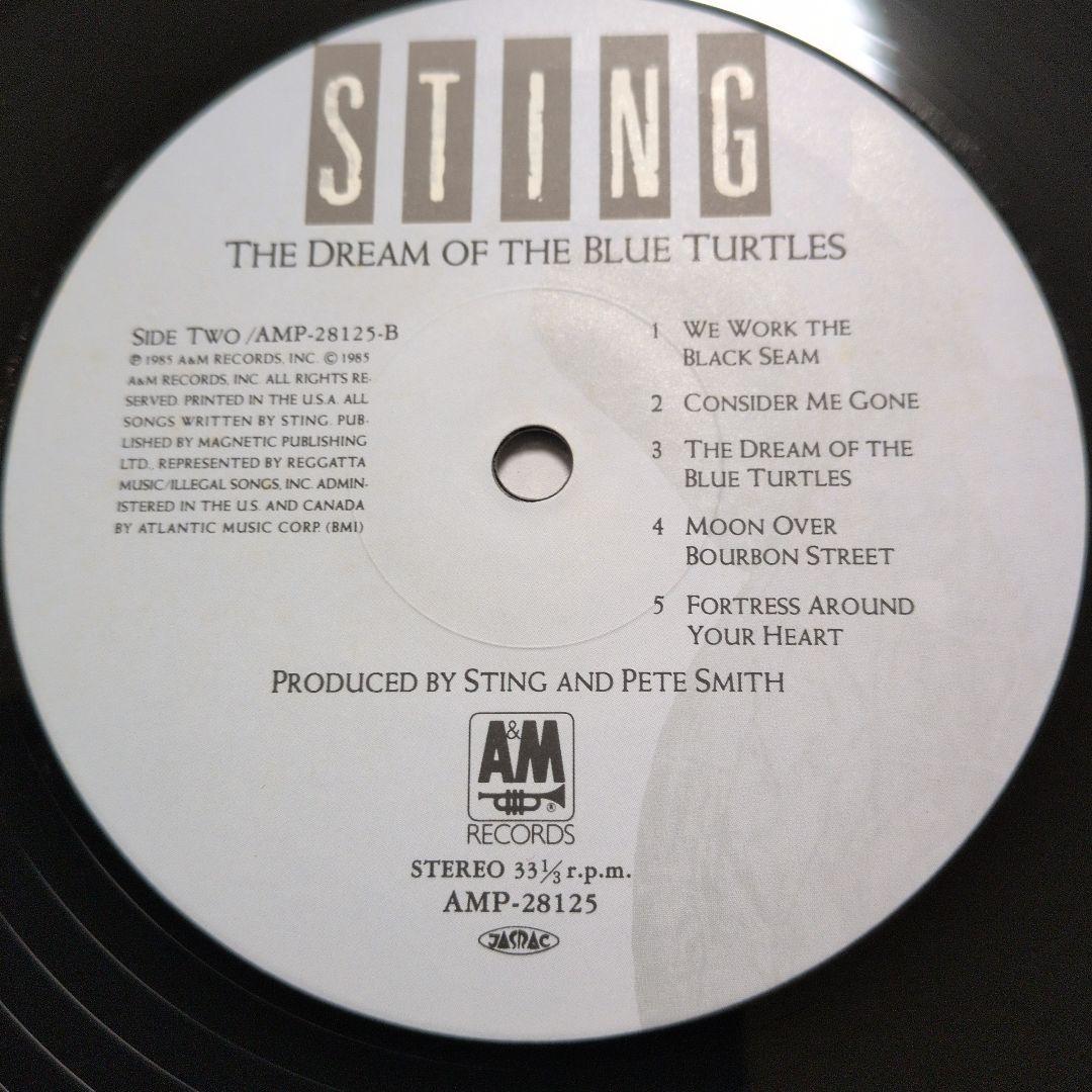 Sting - The Dream of the Blue Turtles, Japan LP with Obi, 1985 A&M