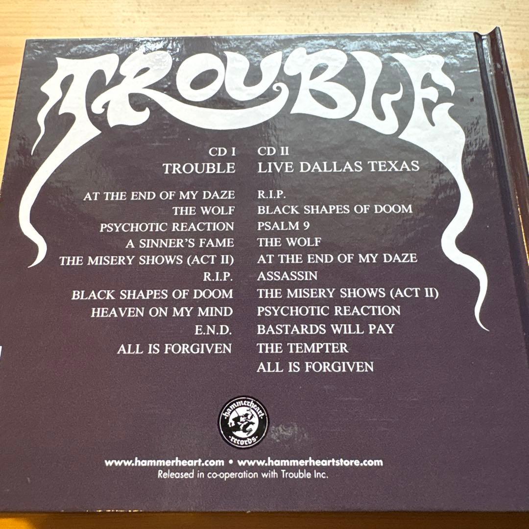 Trouble Self-Titled 4th Album 2CD Set Limited Edition Rick Rubin Production