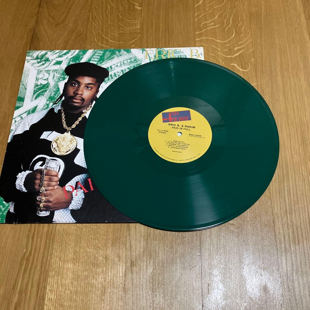 Eric B. & Rakim Paid in Full LP Colored Vinyl Hip Hop Classic