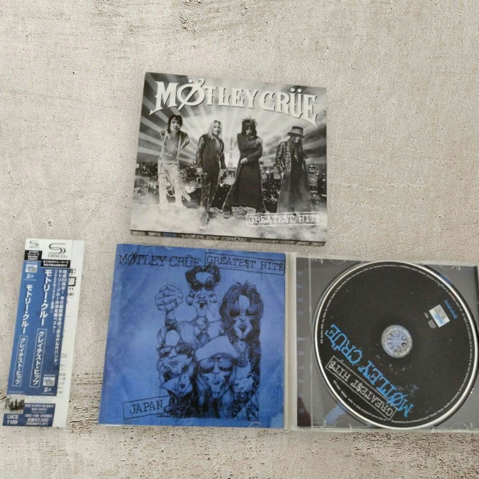 Mötley Crüe Greatest Hits CD Japan Press with OBI Limited Edition