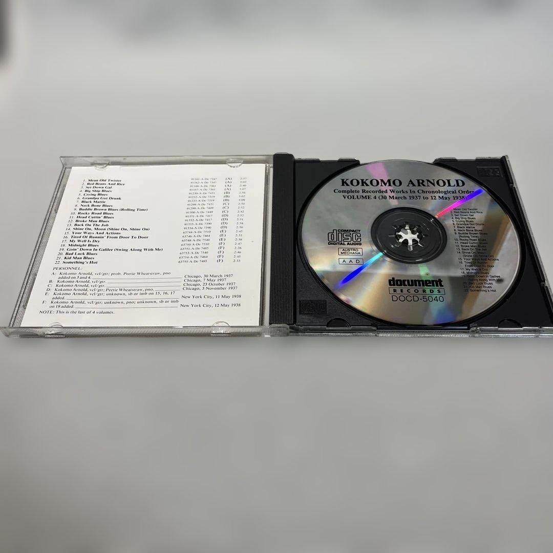 Kokomo Arnold Complete Recorded Works Vol. 4 CD Document Records 1937-1938 Blues