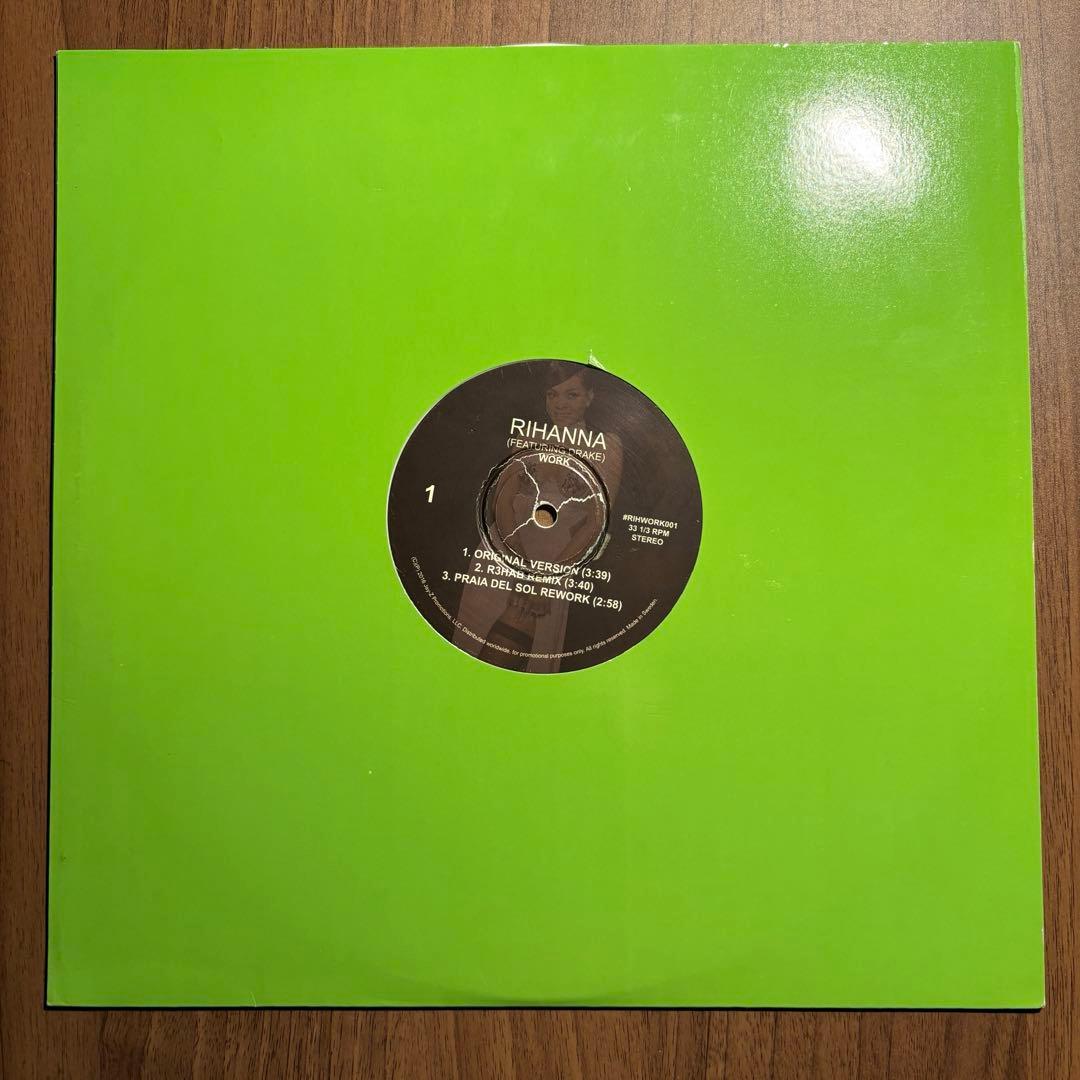 Rihanna feat. Drake - Work - Limited White Vinyl 12" Remixes Record