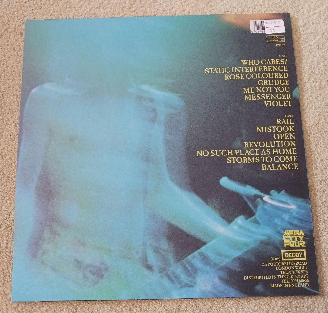 Mega City Four Who Cares Wins Vinyl LP Rare Brown Color Disc Japan Import