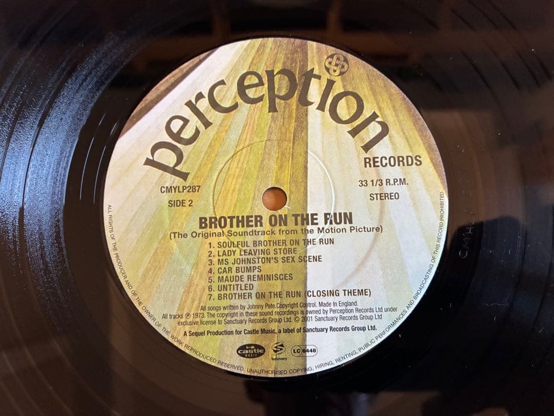 Johnny Pate - Brother On The Run O.S.T. Vinyl LP Soundtrack Soul Funk Jazz
