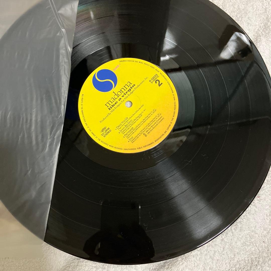 Madonna - Like a Virgin LP Japan Original Pressing Vinyl w/ Obi & Insert