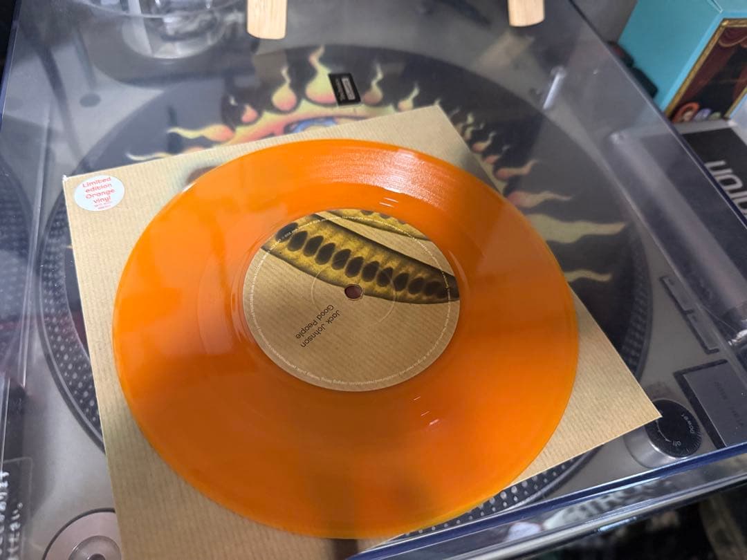 Jack Johnson Good People 7" Vinyl Single Limited Edition Orange Colored Wax