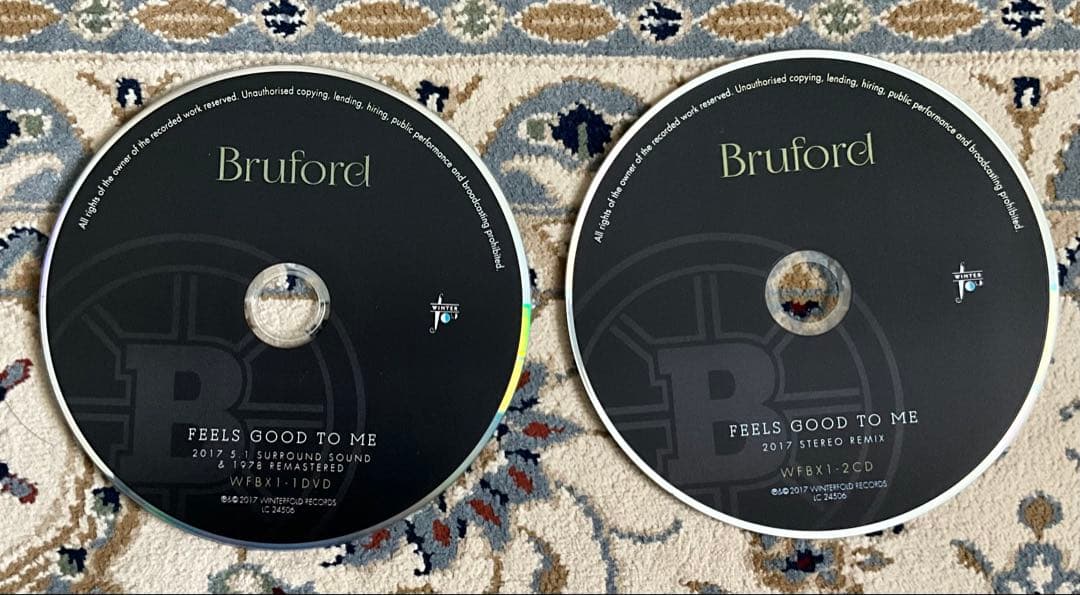 Bill Bruford Feels Good To Me CD+DVD Remixed 2017 Edition Prog Rock Import