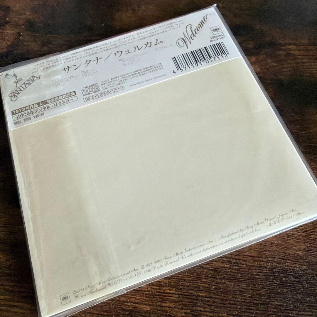 Santana Welcome Mini LP CD Japan Press 2006 Remastered Edition