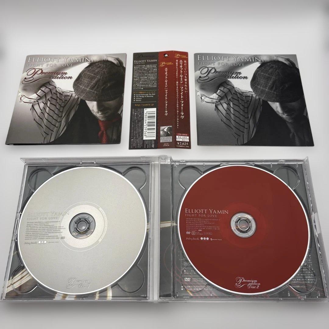 Elliott Yamin - Fight For Love Premium Edition CD+DVD Japan Press with OBI 2009