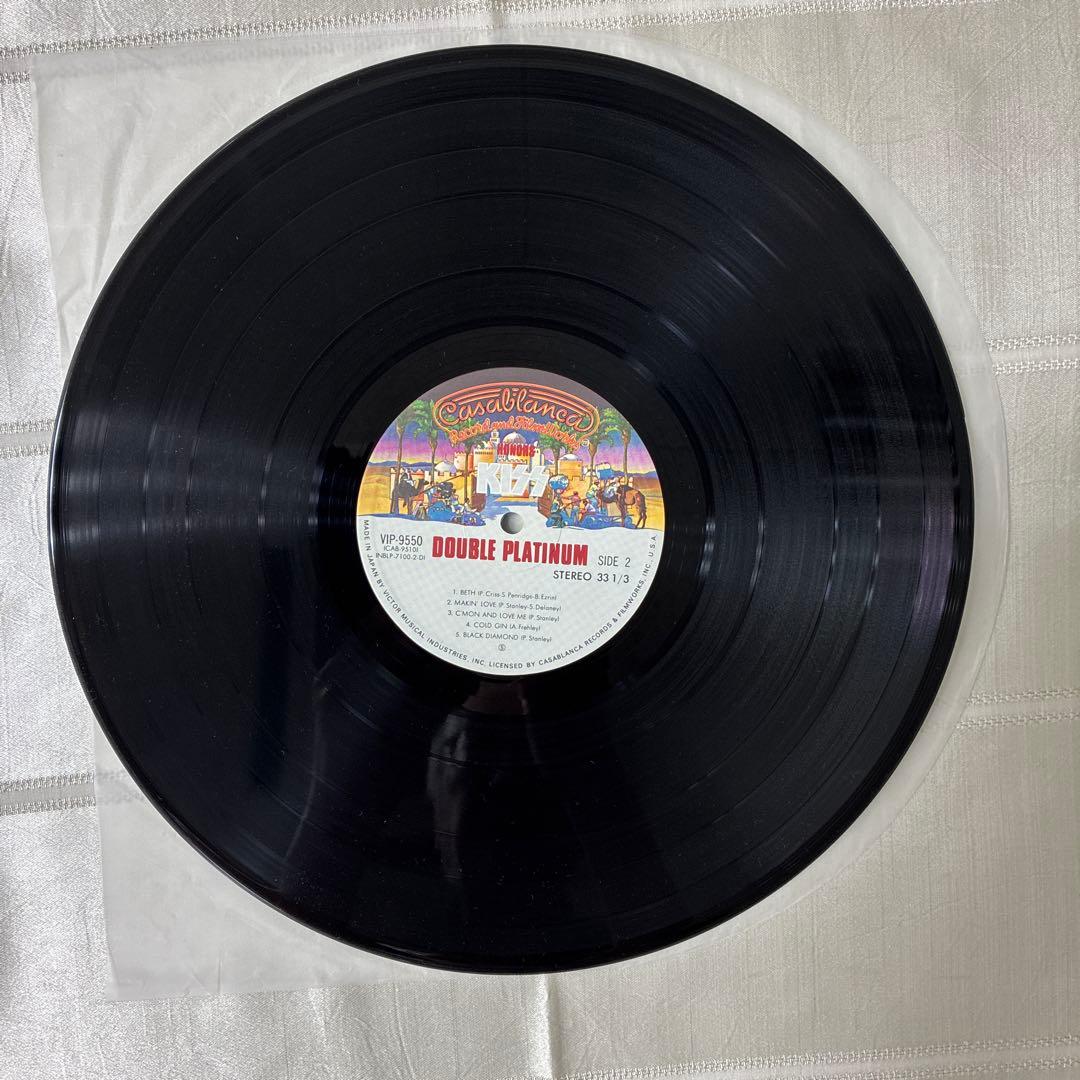 KISS Double Platinum 2LP Japan Vinyl Record w/ Obi VIP-9549-50 Rock Compilation
