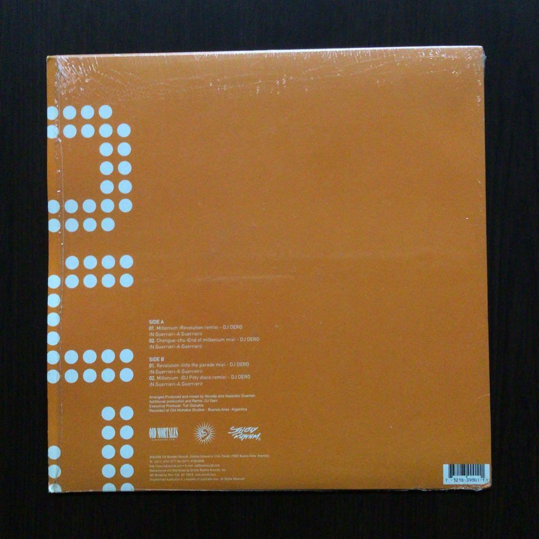 DJ Dero - 5 Millenium 12" Vinyl Record Electronic Dance Argentina