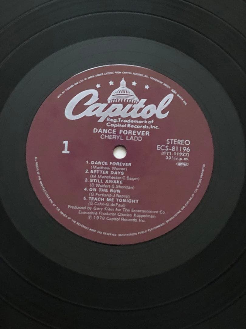 Cheryl Ladd - Dance Forever LP Japan Vinyl Record with Obi & Lyric Insert
