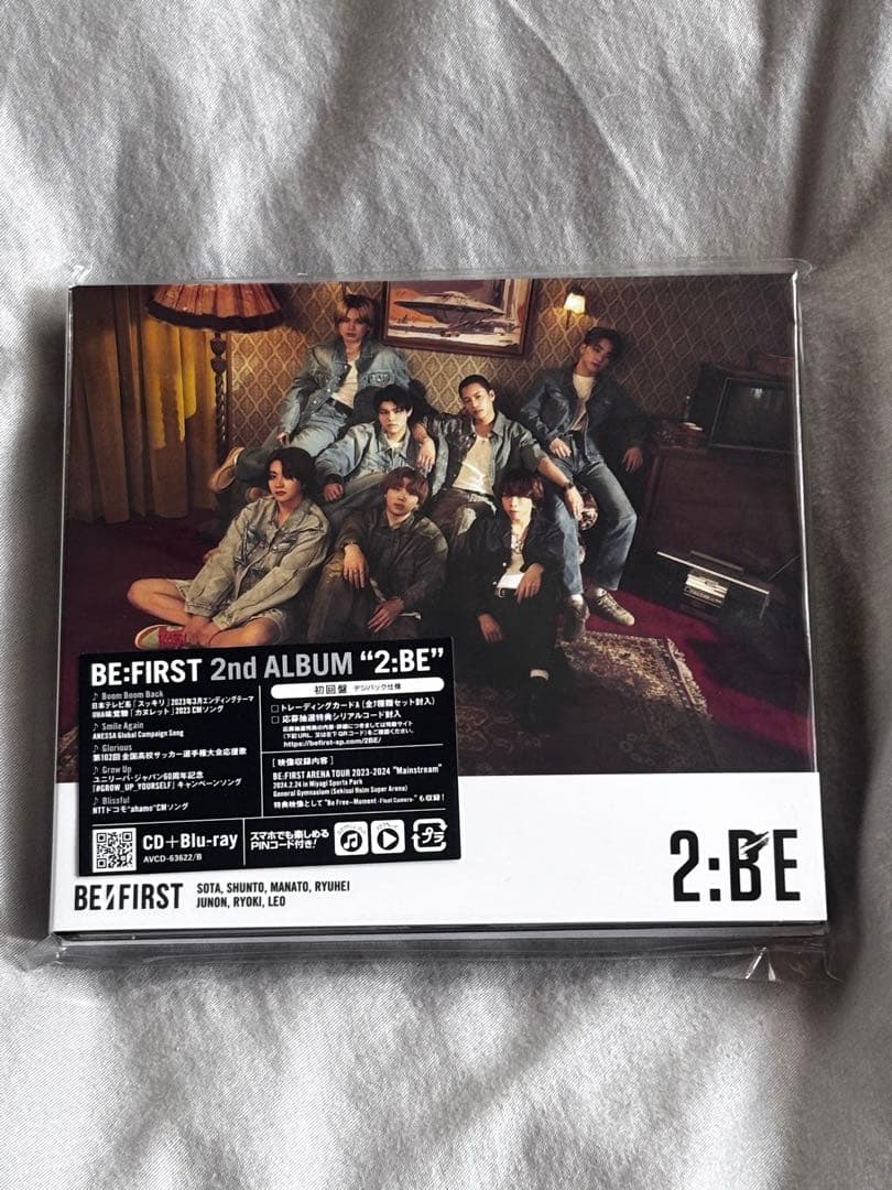 BE:FIRST 2:BE 2nd Album CD+Blu-ray Limited Edition Japan Press with Bonus
