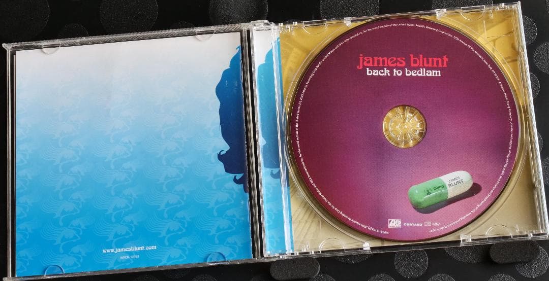 James Blunt Back to Bedlam CD Japan Press with Bonus Tracks WPCR-12193