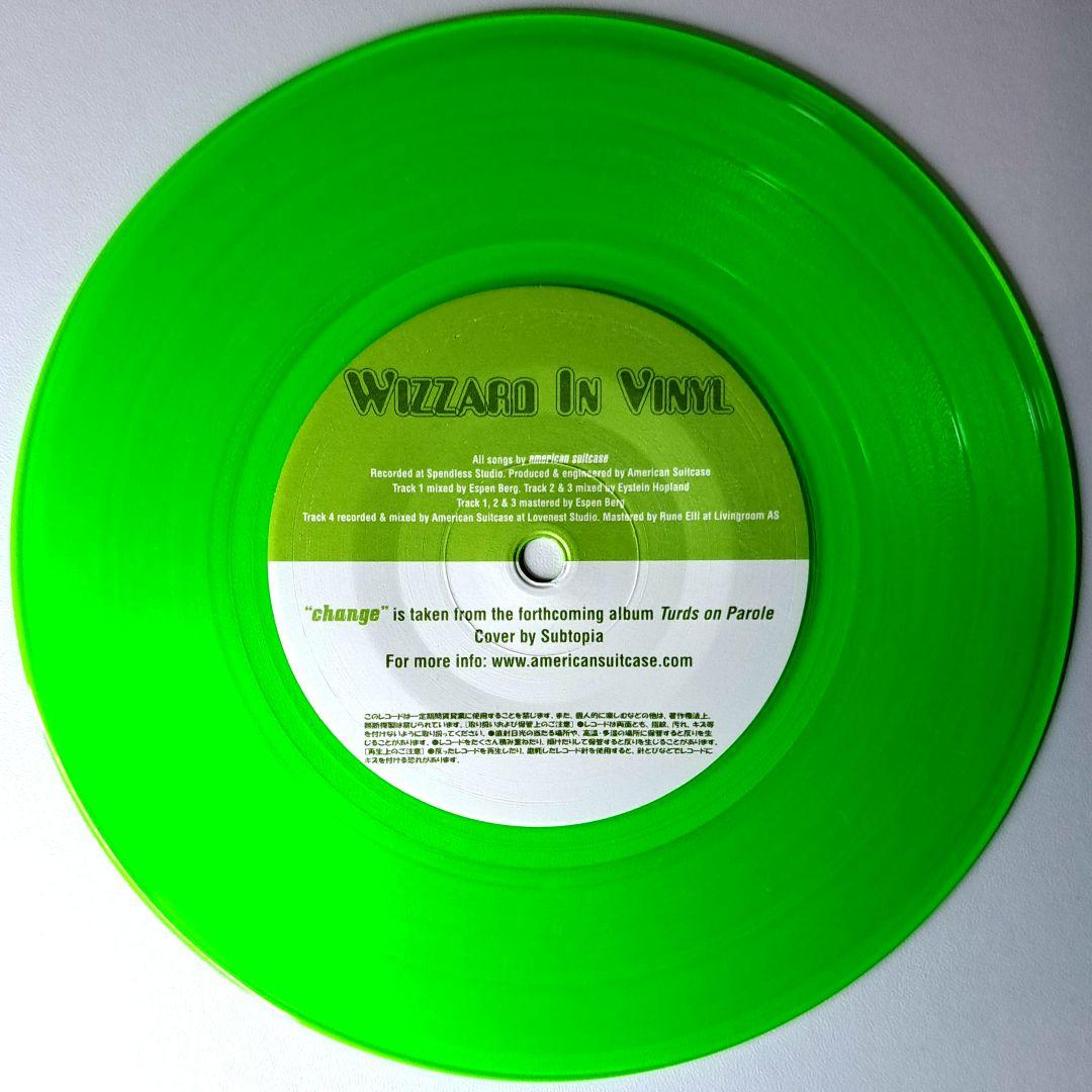 American Suitcase - Change 7" Green Vinyl EP Indie Rock Japan 2001 WIV-004S