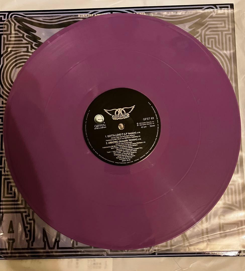 Aerosmith - Amazing - Limited Edition Purple Vinyl 12" Single