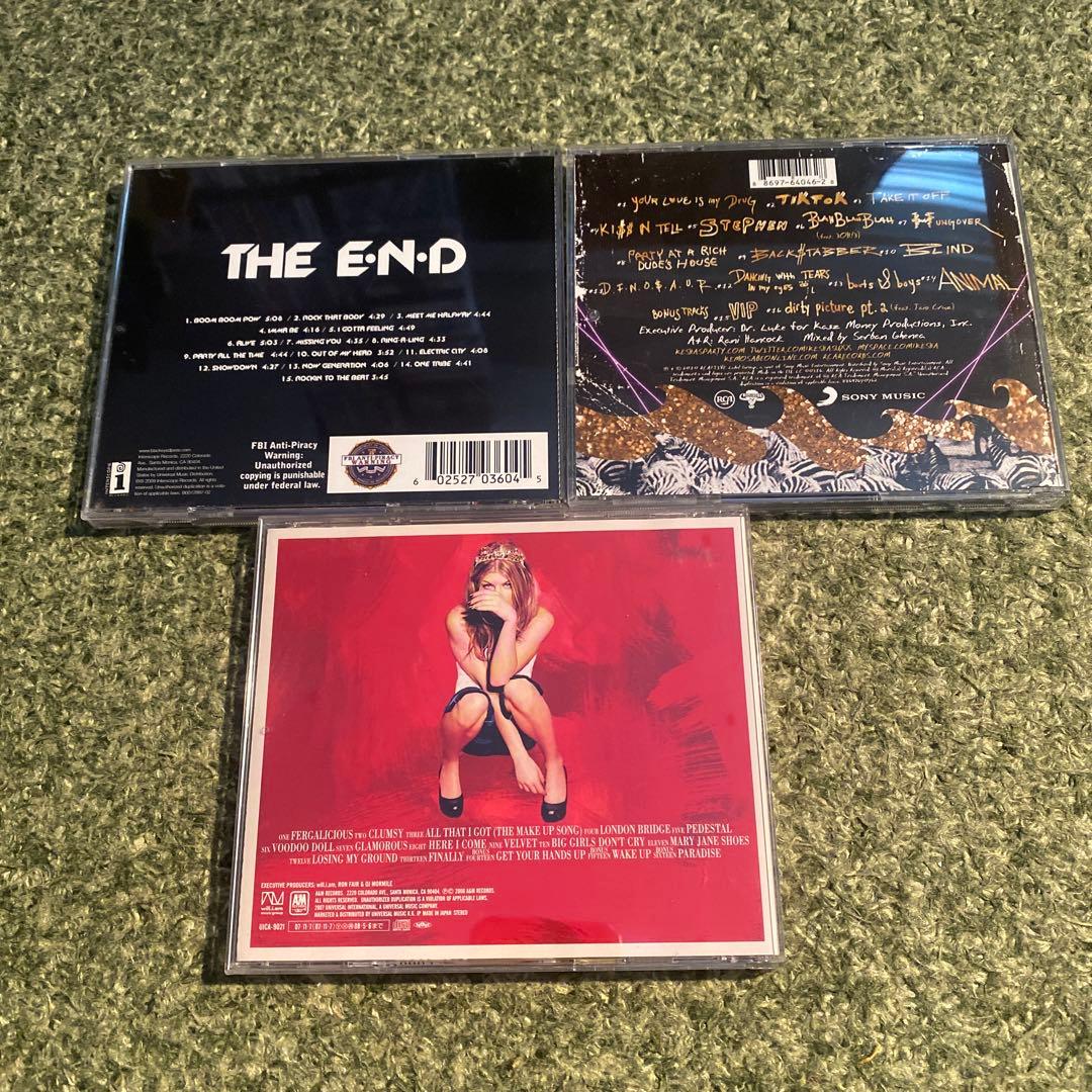 Fergie, Black Eyed Peas, Ke$ha CD Lot 3 Albums The Dutchess The E.N.D Animal