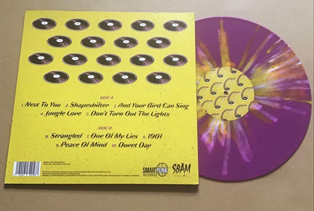 Rehasher - Tasty Slices: Vol 1 Vinyl LP Pink Splatter Rare Less Than Jake Punk