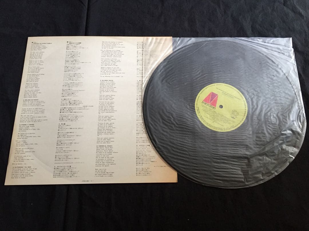 Ginamaria Hidalgo Las Voces de Los Pajaros de Hiroshima Vinyl LP Japan w/ Obi