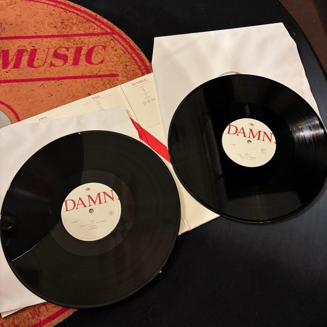 Kendrick Lamar - DAMN. 2LP Vinyl Record, Hip Hop, Near Mint
