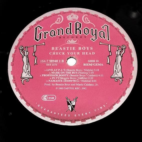 Beastie Boys - Check Your Head 2LP Vinyl Gatefold 1992 European Pressing