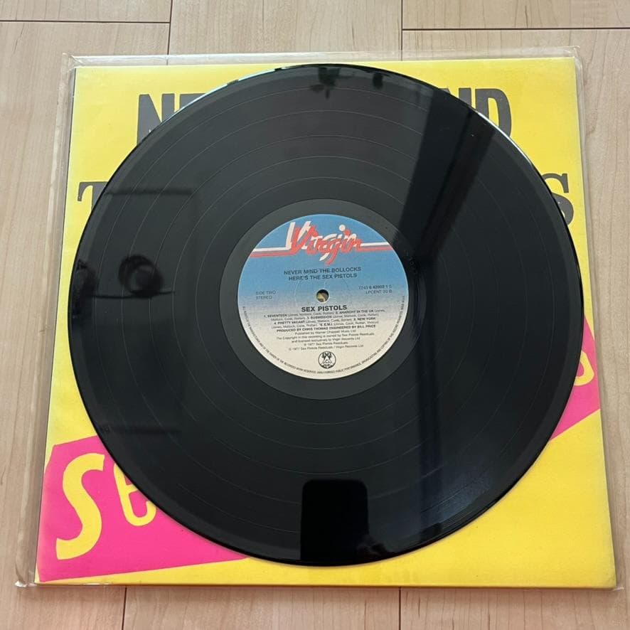 Sex Pistols Never Mind The Bollocks Vinyl LP 1977 Virgin Japan Punk Classic
