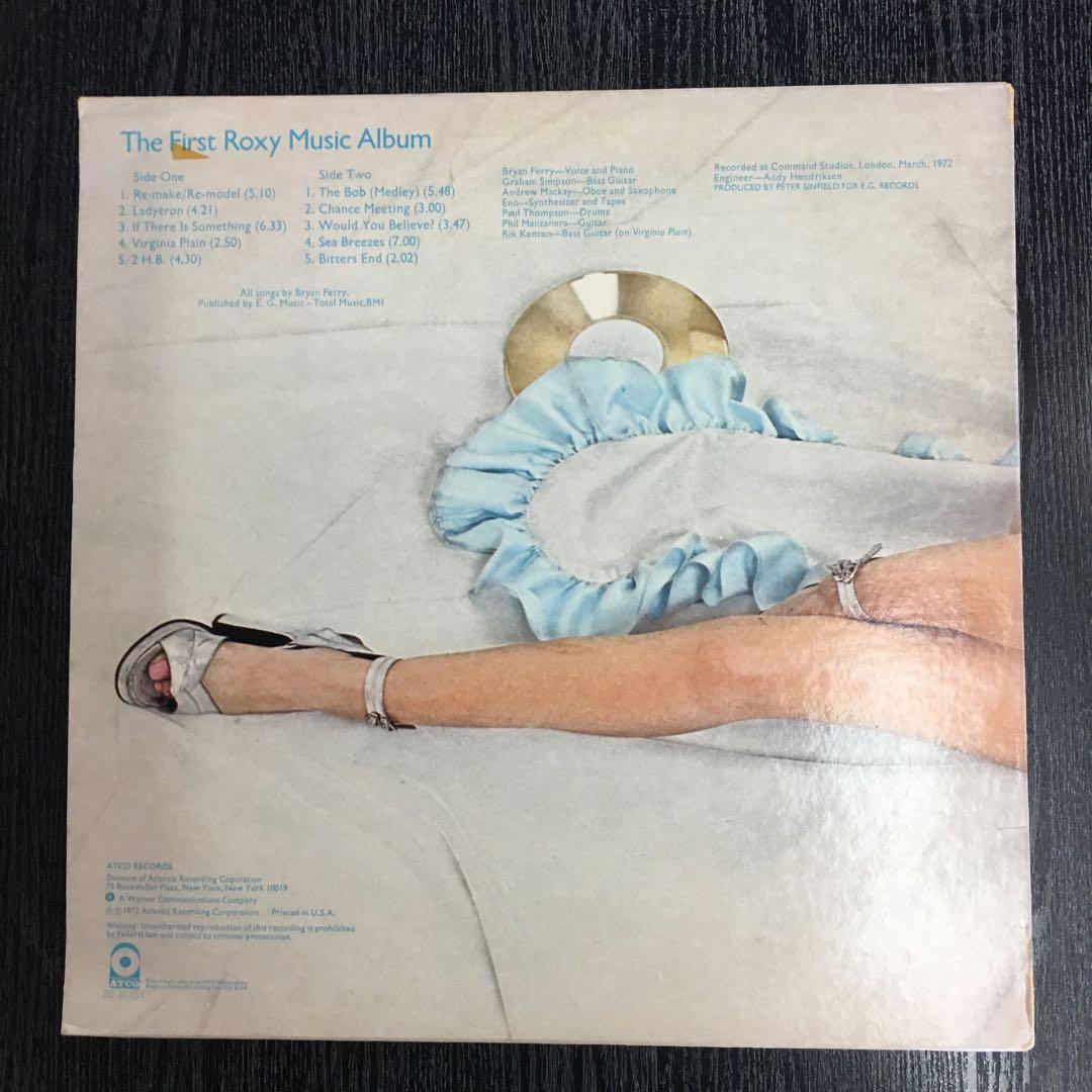 Roxy Music - The First Roxy Music Album LP 1972 Art Rock Vinyl Record