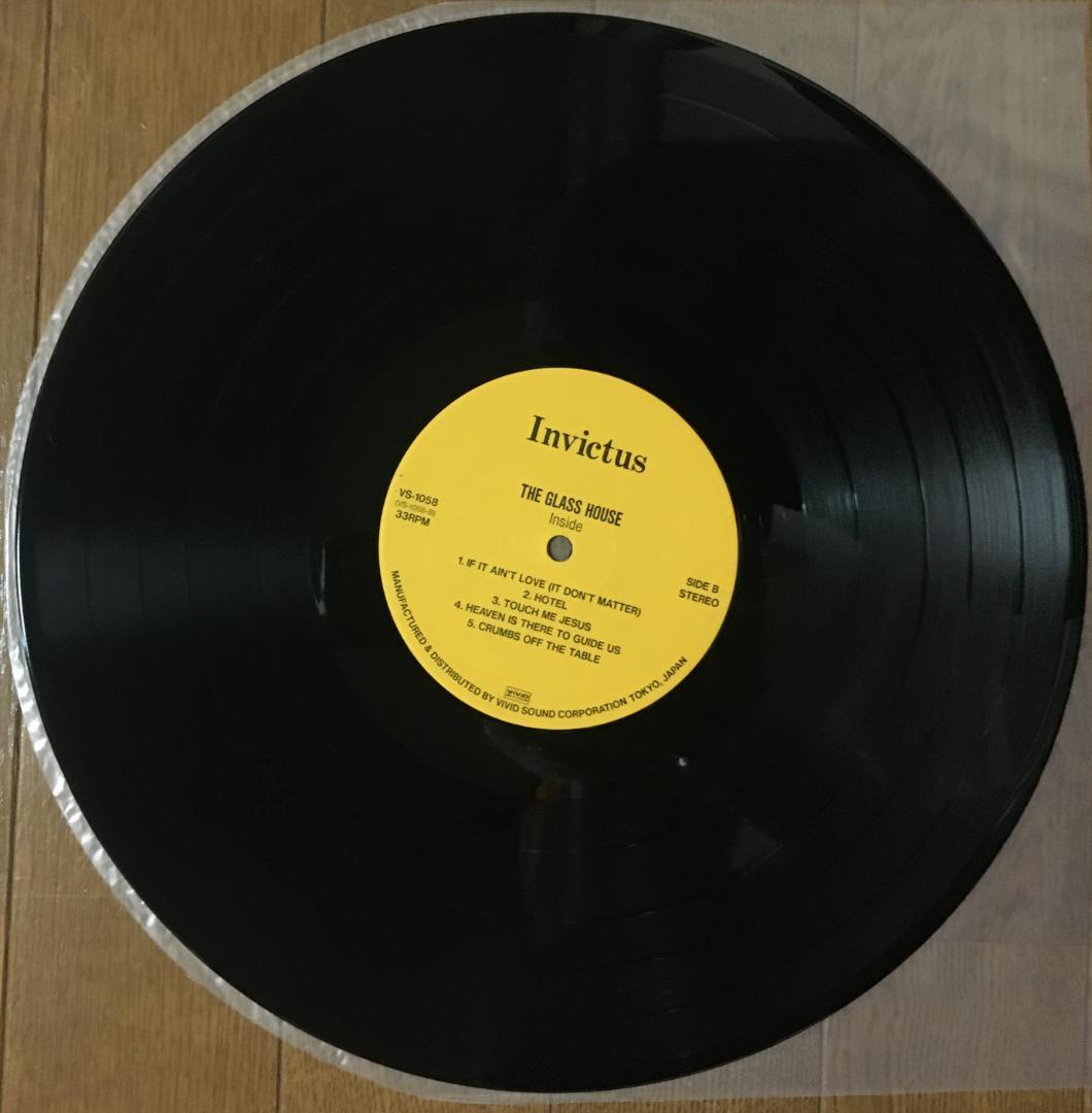 The Glass House Inside Vinyl LP Japan Invictus Vivid Pressing Northern Soul