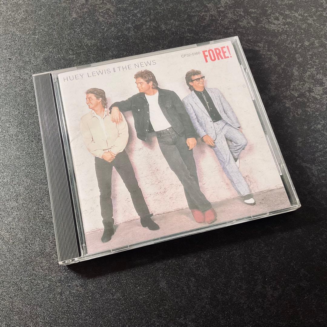 Huey Lewis & The News - Fore! Japan Press CD 1986 Toshiba EMI CP32-5160
