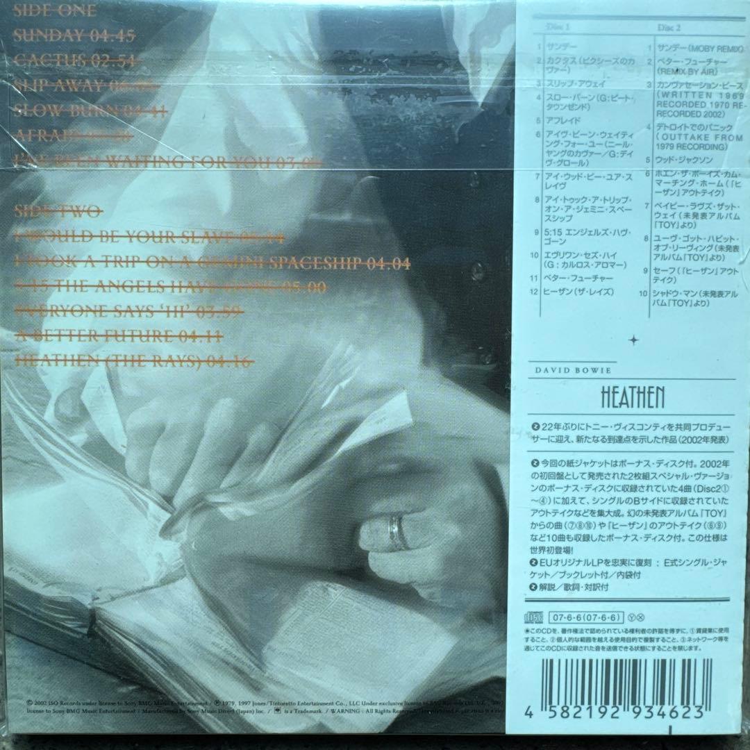 David Bowie Heathen 2CD Japan Press Limited Edition with OBI Mini LP Sleeve