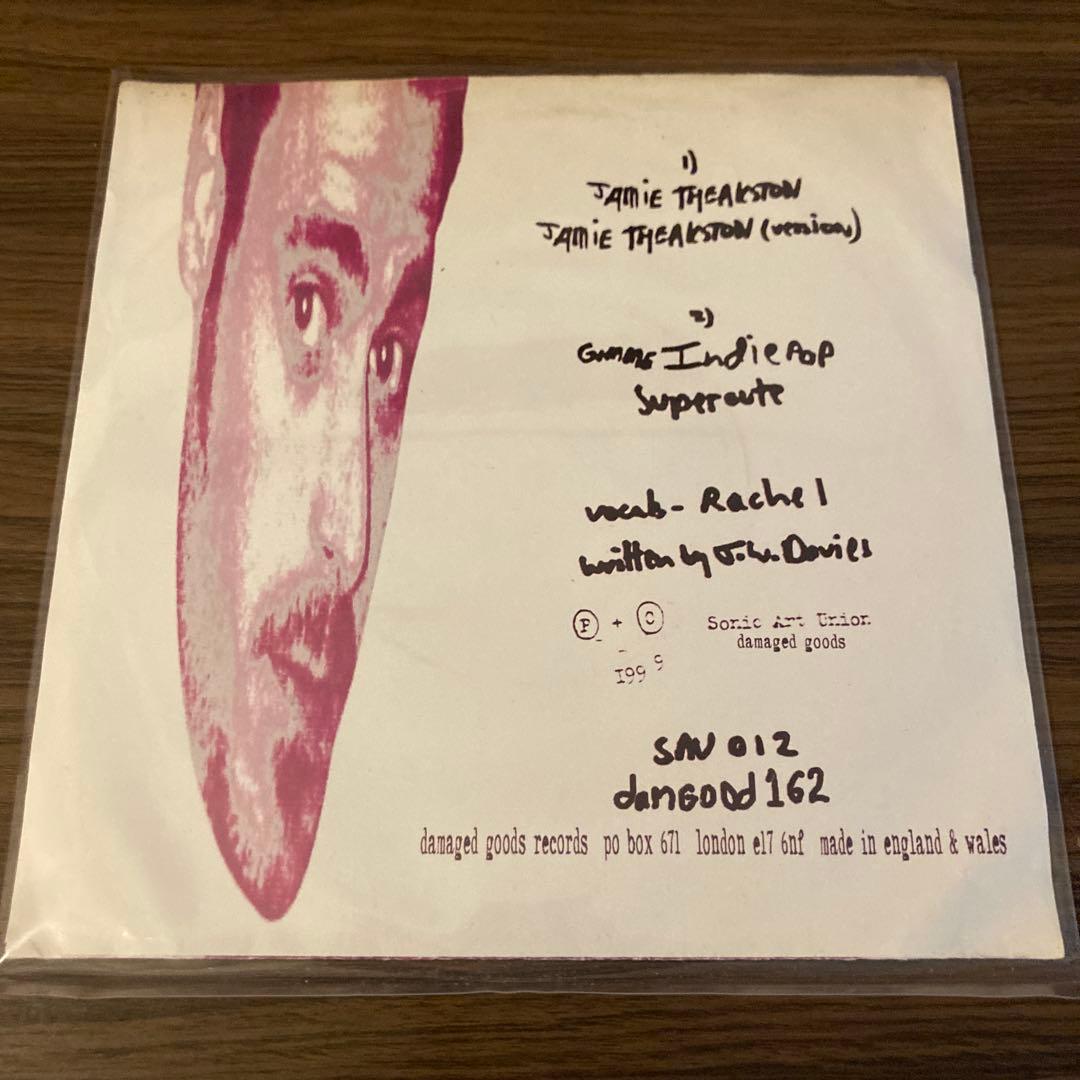 Jamie Theakston - Supercute 7" Vinyl Single Damaged Goods UK Indie Pop 1999