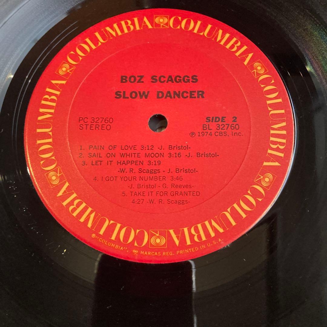 Boz Scaggs Slow Dancer Vinyl LP 1974 Soul R&B Record US Reissue