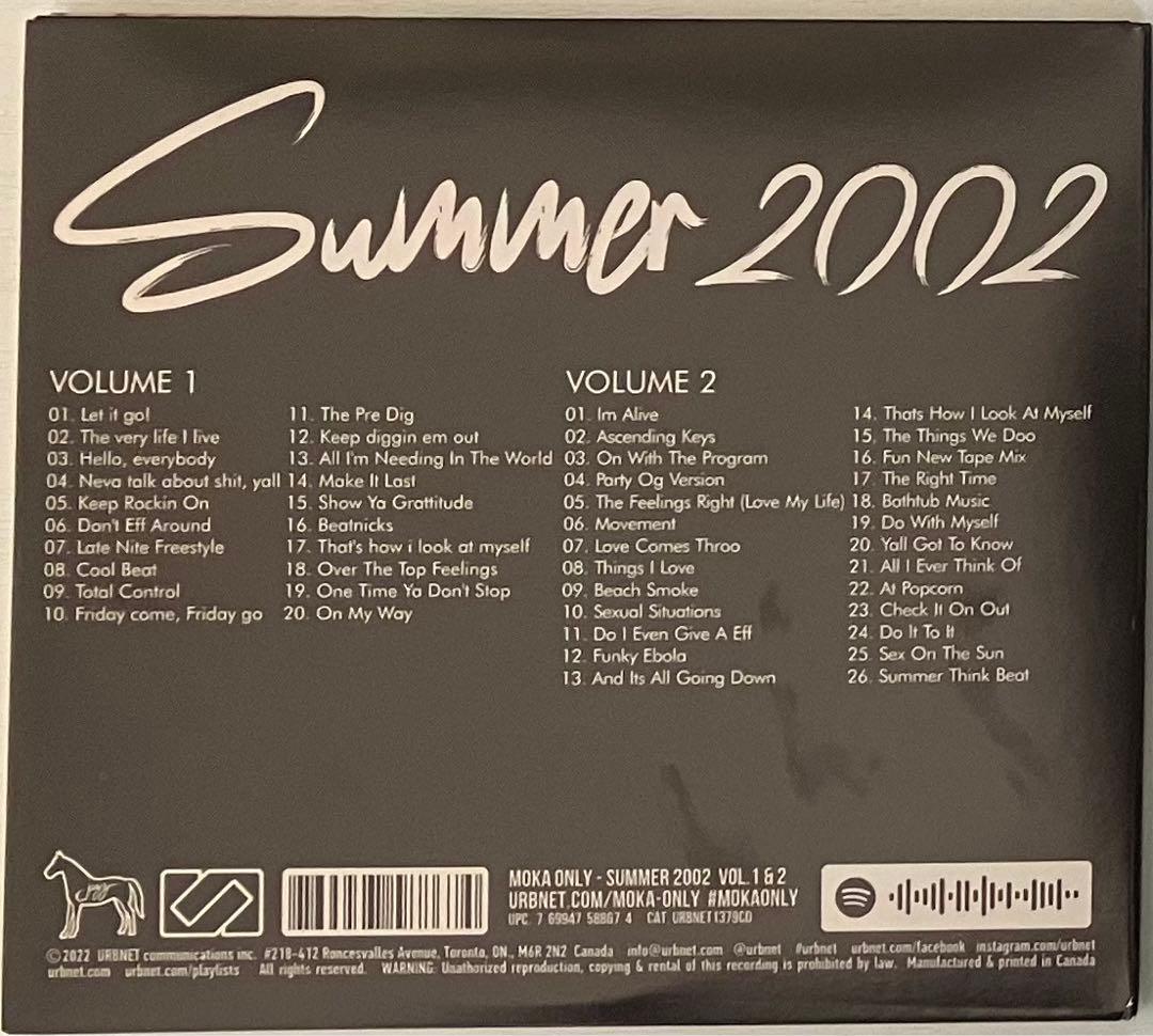 Moka Only - Summer 2002 Vol. 1 & 2 2CD Limited Edition Canada Import