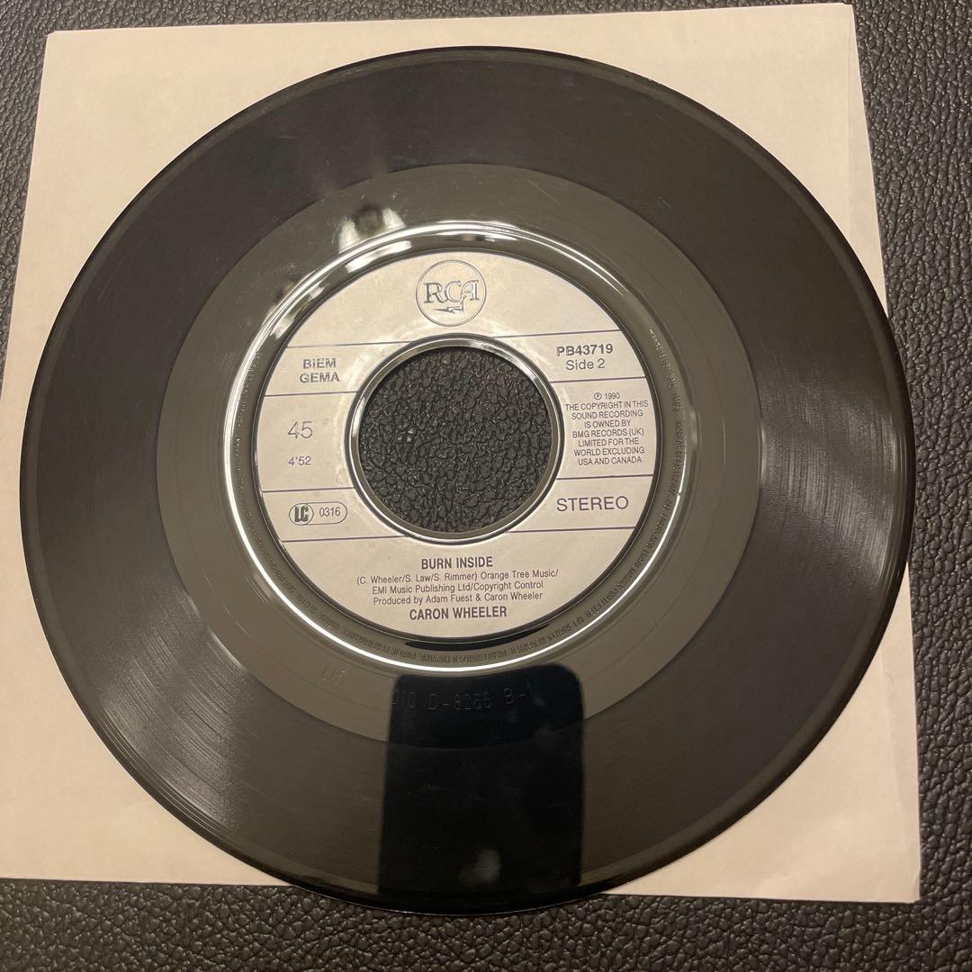Caron Wheeler UK Blak / Burn Inside 7" Single Vinyl 1990 R&B Soul