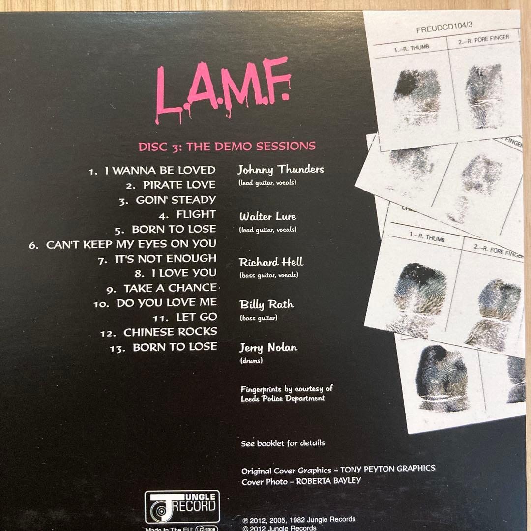 Johnny Thunders & The Heartbreakers L.A.M.F. 4CD Definitive Edition Box Set w/Pi