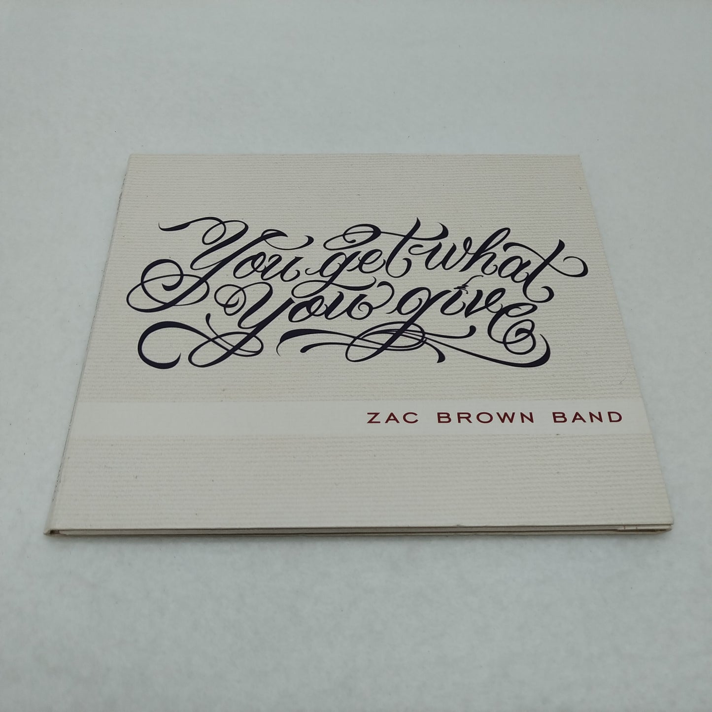 Zac Brown Band "You Get What You Give" CD, paper sleeve, used