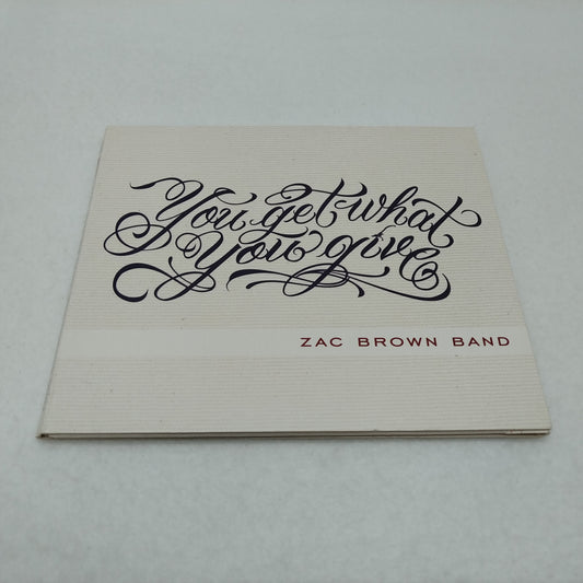 Zac Brown Band "You Get What You Give" CD, paper sleeve, used