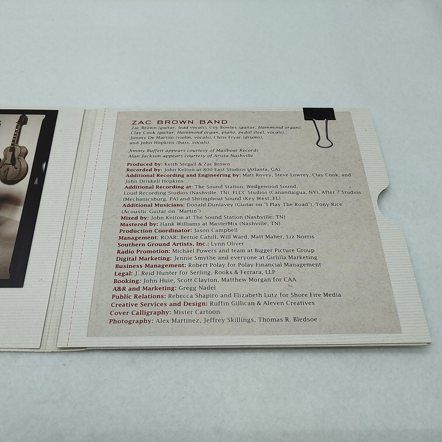 Zac Brown Band "You Get What You Give" CD, paper sleeve, used