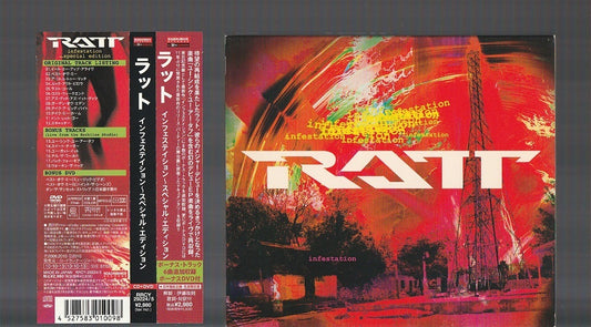Limited Edition RATT INFESTATION RRCY-29224/5 CD+DVD with obi, Used | Japansoundstore
