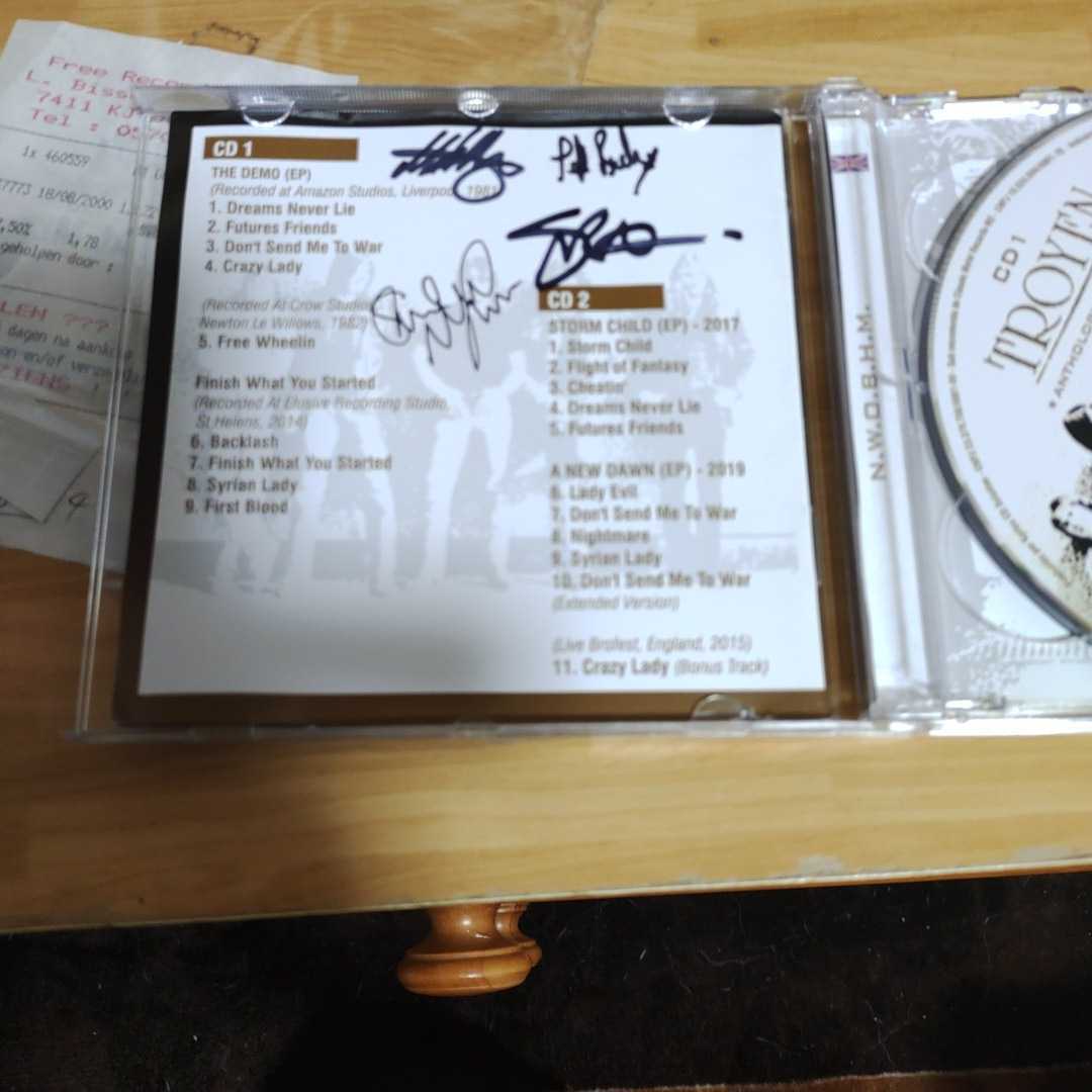 Limited Autographed 2CD Troyen Anthology 1981-2019 NWOBHM Iron Maiden | Japansoundstore