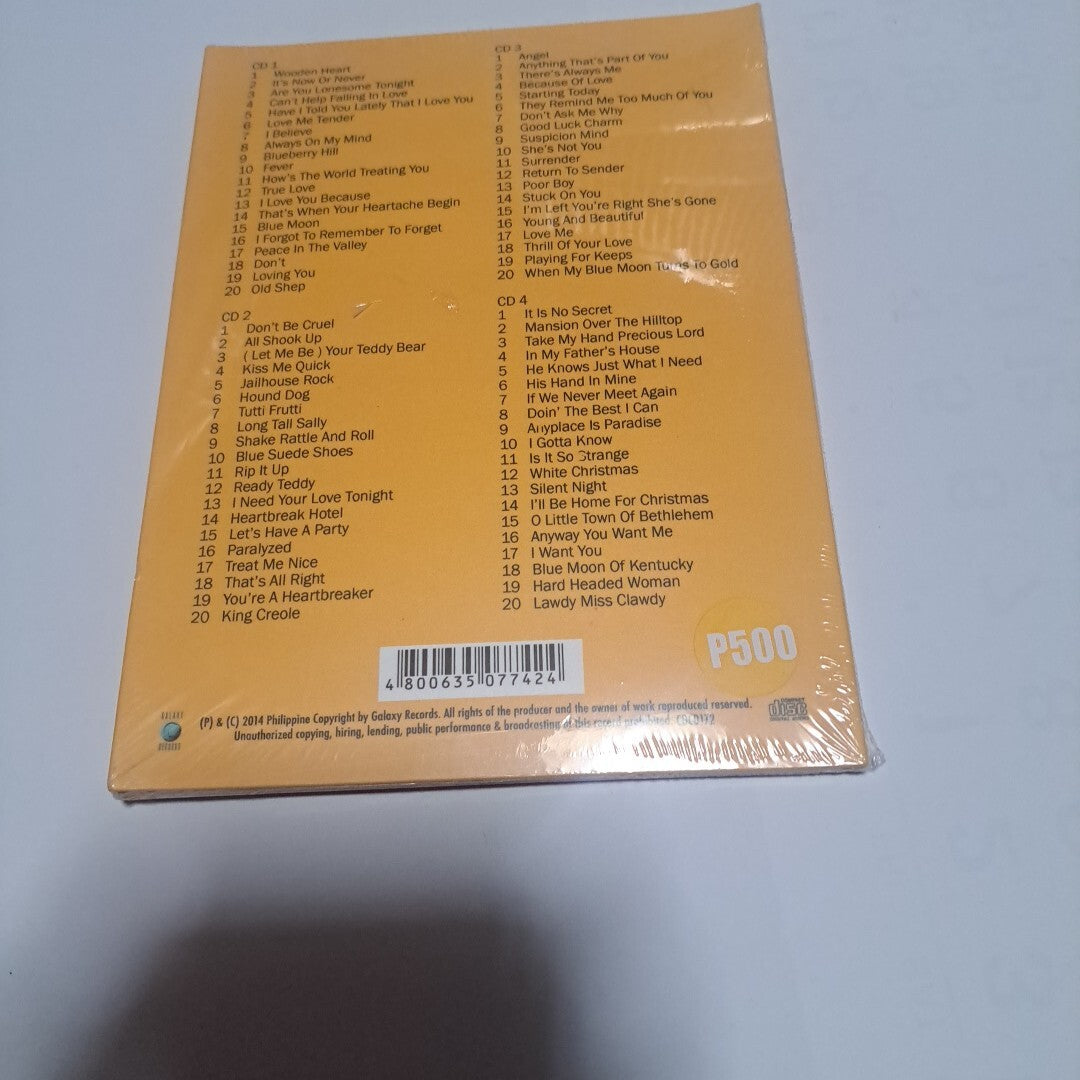 Elvis Presley 4CD Philippines Limited Edition Unopened Music Collection | Japansoundstore