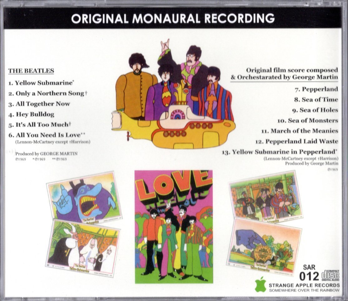 The Beatles Yellow Submarine Mono 2CD Set Limited Edition Used | Japansoundstore