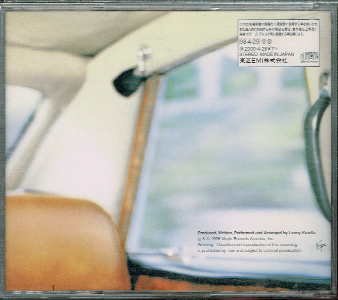 Lenny Kravitz 5 First Limited Edition Japanese CD Album 1995 Used | Japansoundstore