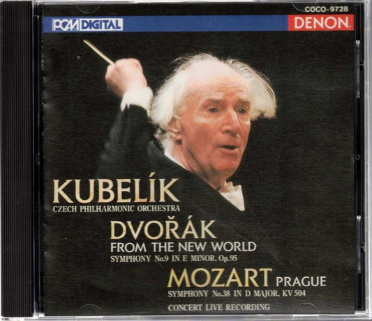 Denon Dvořák Symphony No.9 " World" & Mozart Prague Rafael Kubelik Gold CD | Japansoundstore