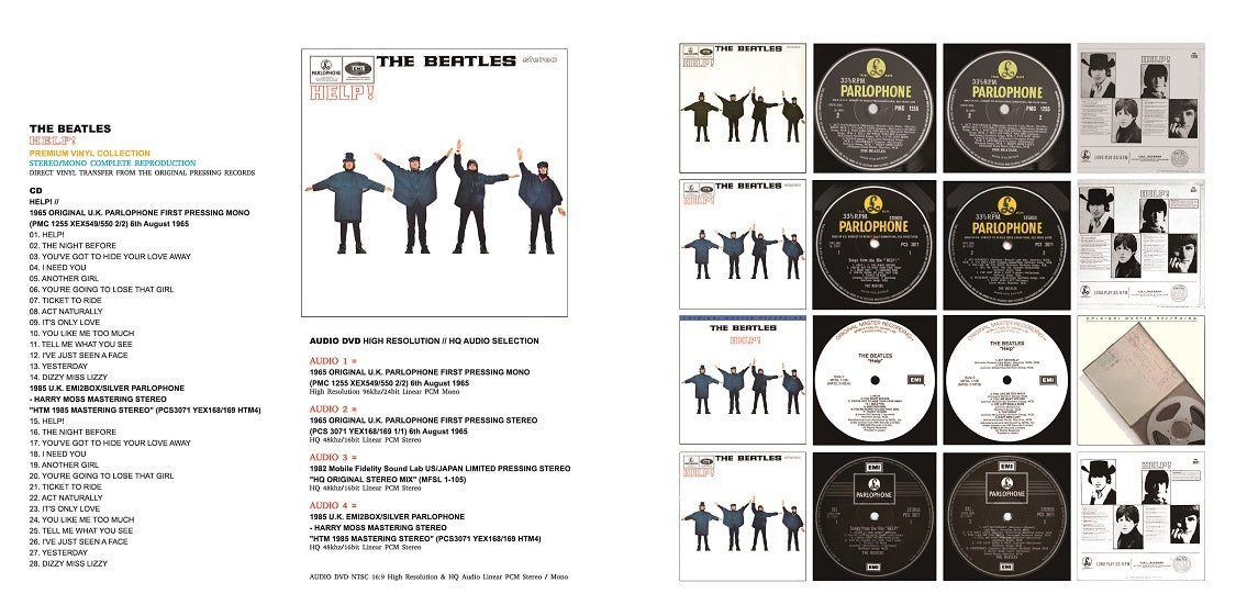 The Beatles Help! Premium Vinyl Collection 100 Limited Paper Jackets CD/DVD Used | Japansoundstore