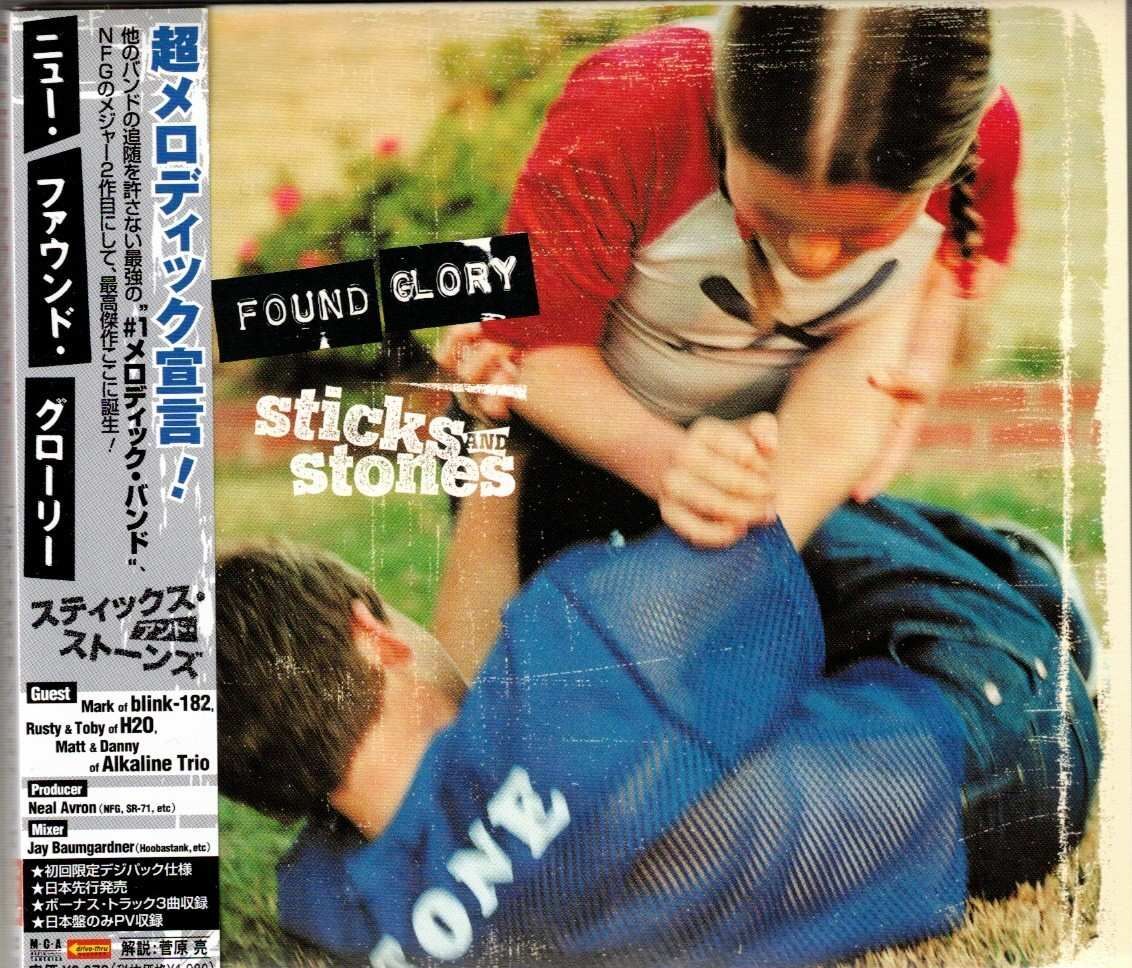 NFG Sticks and Stones CD First Limited Digipak  Found Glory | Japansoundstore