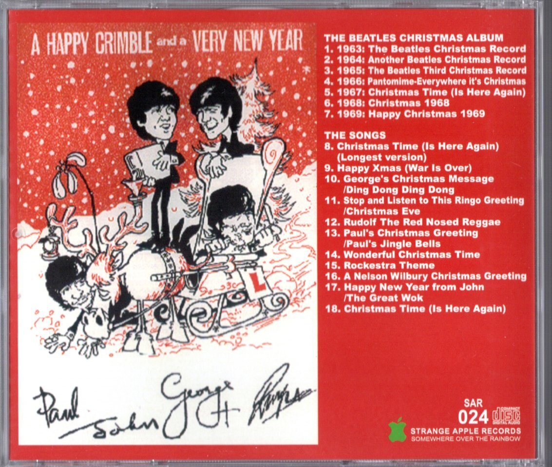 Beatles Christmas Collection 2CD with Limited Edition CD-R Unused 2010 | Japansoundstore