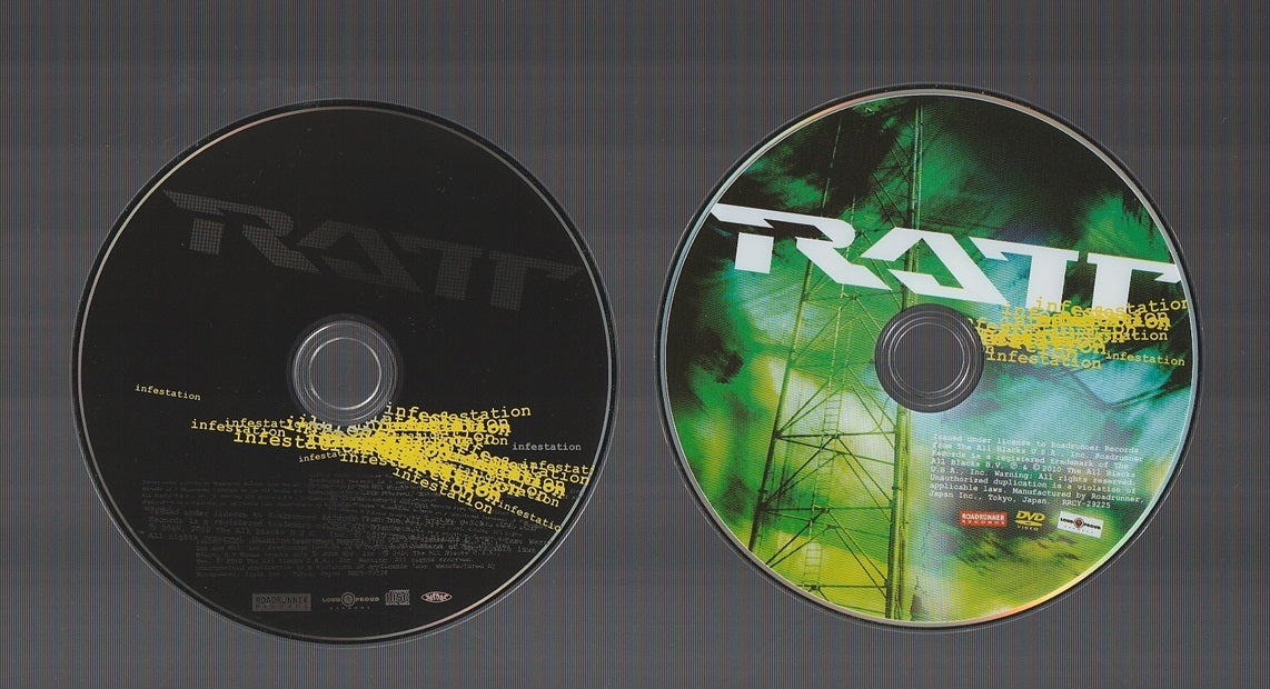 Limited Edition RATT INFESTATION RRCY-29224/5 CD+DVD with obi, Used | Japansoundstore